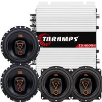 Kit 4 Alto Falantes 6trms80 + 5trms80 + Módulo Taramps Ts400