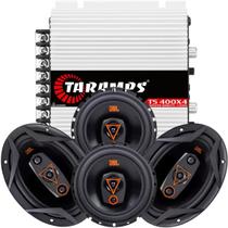 Kit 4 Alto Falantes 6trms80 + 69qdm120 Módulo Taramps Ts400
