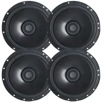 Kit 4 Alto Falantes Coaxiais 6 Bomber Original Montadoras - 200 Watts Rms Kit 4 Alto Falantes Coaxiais 6 Bomber Original Montadoras - 200 Watts Rms