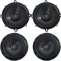 Kit 4 Alto Falantes Coaxiais 6 e 5 Bomber Original Montadoras - 200 Watts Rms