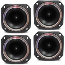 Kit 4 Alto Falantes Compacto Tweeters Bomber PST 001 150 Watts RMS 8 Ohms Kit 4 Alto Falantes Compacto Tweeters Bomber PST 001 150 Watts RMS 8 Ohms