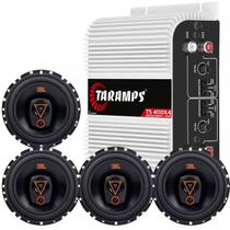 Kit 4 Alto Falantes Jbl 6trms80 80w + Módulo Taramps Ts400x4