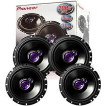 Kit 4 Alto Falantes Pioneer 5 de 6 Polegadas 1360BR + 1760BR Preto.