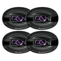 Kit 4 Alto Falantes Pioneer TS6960BR 6X9 Pol 400WRms 4Ohms