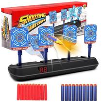 Kit 4 Alvos Eletrônicos E Automáticos 1 Display + Dardos