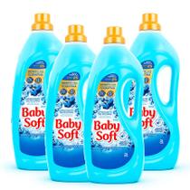 Kit 4 Amaciante Baby Soft tq Carinho 2l (azul)