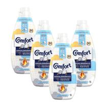 Kit 4 Amaciantes Comfort Concentrado Puro Cuidado 1l