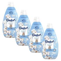 Kit 4 Amaciantes de Roupa Comfort Concentrado Puro Cuidado Intense 1,5l