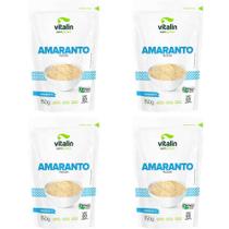 Kit 4 Amaranto em Flocos Orgânico Vitalin 150g Kit 4 Amaranto em Flocos Orgânico Vitalin 150g