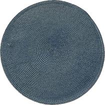 Kit 4 Americano Requinte Liso Para Mesa Redondo 38cm Navy