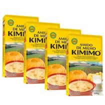 Kit 4 Amido de Milho Kimimo Caixa 500g
