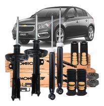 Kit 4 amortecedor cruze com coifas