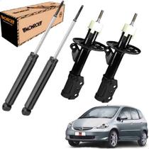 Kit 4 Amortecedor Dianteiro Traseiro Honda Fit 2003/2008...