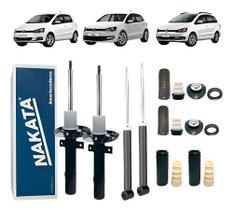 Kit 4 amortecedor traseiro e dianteiro fox polo spacefox