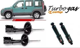 Kit 4 Amortecedores Dianteiro E Traseiro Doblo Adventure Cofap 2003/2015 GP32511/GL12878