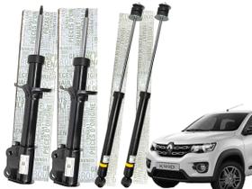 Kit 4 Amortecedores Originais RENAULT Kwid 2017 2018 2019 2020 2021 RENAULT ORIGINAL Diant/Tras Kit 4 Amortecedores Originais RENAULT Kwid 2017 2018 2019 2020 2021 RENAULT ORIGINAL Diant/Tras