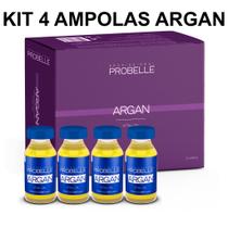 kit 4 Ampolas Oleo Argan 17 ML Probelle
