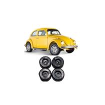 Kit 4 Anéis Borracha Preto Passa Fio Fusca Brasilia Kombi Variant