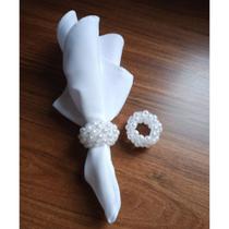 Kit 4 Anel Porta Guardanapos Argola De Pérolas Para Mesa Posta Kit 4 Anel Porta Guardanapos Argola De Pérolas Para Mesa Posta