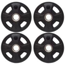 Kit 4 Anilhas Elite Emborrachada 4 Grips 5kg Kit 4 Anilhas Elite Emborrachada 4 Grips 5kg