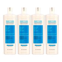 Kit 4 Antifrizz Select One Prohall 1 Litro Todo Tipo Cabelo