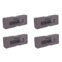 Kit 4 Apagador para Quadro Branco Magnético Lousa Stalo Profissional Kit 4 Apagador para Quadro Branco Magnético Lousa Stalo Profissional