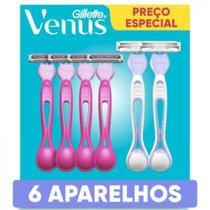 Kit 4 apar + 3 cargas gillette intima