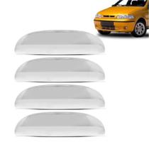 Kit 4 Aplique Cromado Maçaneta Palio G1 1996 até 2004