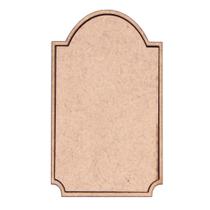 Kit 4 Apliques Placa Em Mdf Com Moldura Espelho Decoração Artesanato