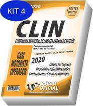 Kit 4 Apostila Clin Rj - Niterói - Gari