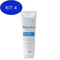 Kit 4 Aquaface Creme Esfoliante Facial 250g Extratos da - Extratos Da Terra