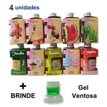 Kit 4 Aromatizador Ambiente 280ml Difusor Palito Perfumado Odorizador Marca Luz Aromas - Envio Já