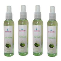 Kit 4 Aromatizador Ambiente Chá Verde Spray de Borrifar no Ar de 200ml Senalândia - Envio Já