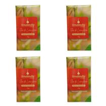 Kit 4 Aromatizador Carro Cheirinho Automotivo de Flor Laranjeira para Console Porta Luvas - Envio Já