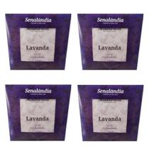 Kit 4 Aromatizador Carro Cheirinho Automotivo de Lavanda para Console Porta Luvas Banco - Envio Já