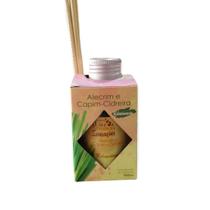 Kit 4 Aromatizador de Ambiente de Alecrim e Capim Cidreira 100ml Difusor Vareta - Envio Já - Luz Aromas