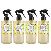 Kit 4 Aromatizador Home Spray Flor de Baunilha Giorno 250ml