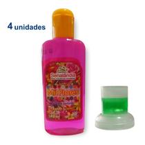 Kit 4 Aromatizador Limpeza Concentrado Desinfetante Essência Ambiente 140ml Senalândia - Envio Já