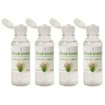 Kit 4 Aromatizador Perfumado Capim Limão Kit 4 Aromatizador Perfumado Capim Limão