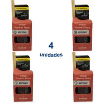 Kit 4 Aromatizante Ambiente Pimenta Rosa 280ml Difusor Palito Casa Ar Cheiroso Senalândia - Envio Já