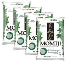 kit 4 ARROZ aponês ORIENTAL MOMIJI TIPO 1 GRAO LONGO 1KG kit 4 ARROZ aponês ORIENTAL MOMIJI TIPO 1 GRAO LONGO 1KG