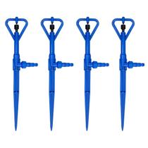 Kit 4 Aspersor P4 com Haste Irrigação Hortas Jardim Estufas Kit 4 Aspersor P4 com Haste Irrigação Hortas Jardim Estufas