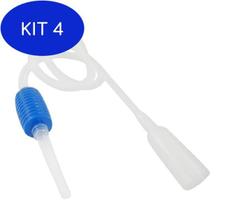 Kit 4 Aspirador Modular Para Limpeza De Aquários Por Sucção