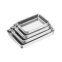 Kit 4 Assadeira Retangular Forma Bolos Tortas N1 N2 N3 N4