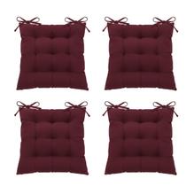 KIT 4 Assentos Almofadas Futon Cadeira Cheia Decorativa Sofá Poltrona Cama Fita Para Amarrar 40x40cm