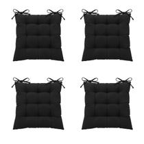 KIT 4 Assentos Almofadas Futon Cadeira Cheia Decorativa Sofá Poltrona Cama Fita Para Amarrar 40x40cm