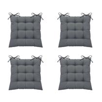 Kit 4 Assentos Futton 40x40cm C/Fitas Amarrar Diversar Cores Futon Para Cadeiras Banquetas Almofadas Kit 4 Assentos Futton 40x40cm C/Fitas Amarrar Diversar Cores Futon Para Cadeiras Banquetas Almofadas