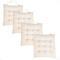 Kit 4 Assentos Futton C/Cordinhas Para Amarrar Confortável Diversas Cores Futon Decoração Para Cadeiras Banquetas Piquenique Kit 4 Assentos Futton C/Cordinhas Para Amarrar Confortável Diversas Cores Futon Decoração Para Cadeiras Banquetas Piquenique