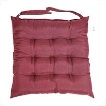 Kit 4 Assentos Futton C/Cordinhas Para Amarrar Confortável Diversas Cores Futon Decoração Para Cadeiras Banquetas Piquenique