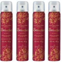 Kit 4 Atacado Desodorante Íntimo Feminino Sedução Sensual Kit 4 Atacado Desodorante Íntimo Feminino Sedução Sensual